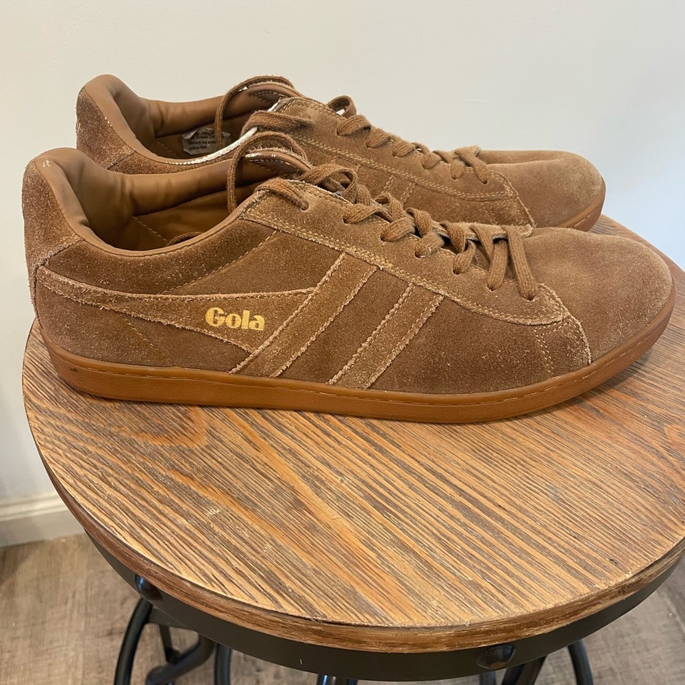 Men’s Gola Tan Leather Sneakers size 12
